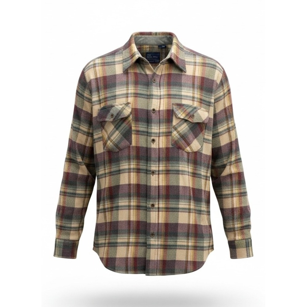 Vintage 80s JCPenney JCP Men's Shop Shirt Plaid Flannel XL Tall Cabincore Grunge